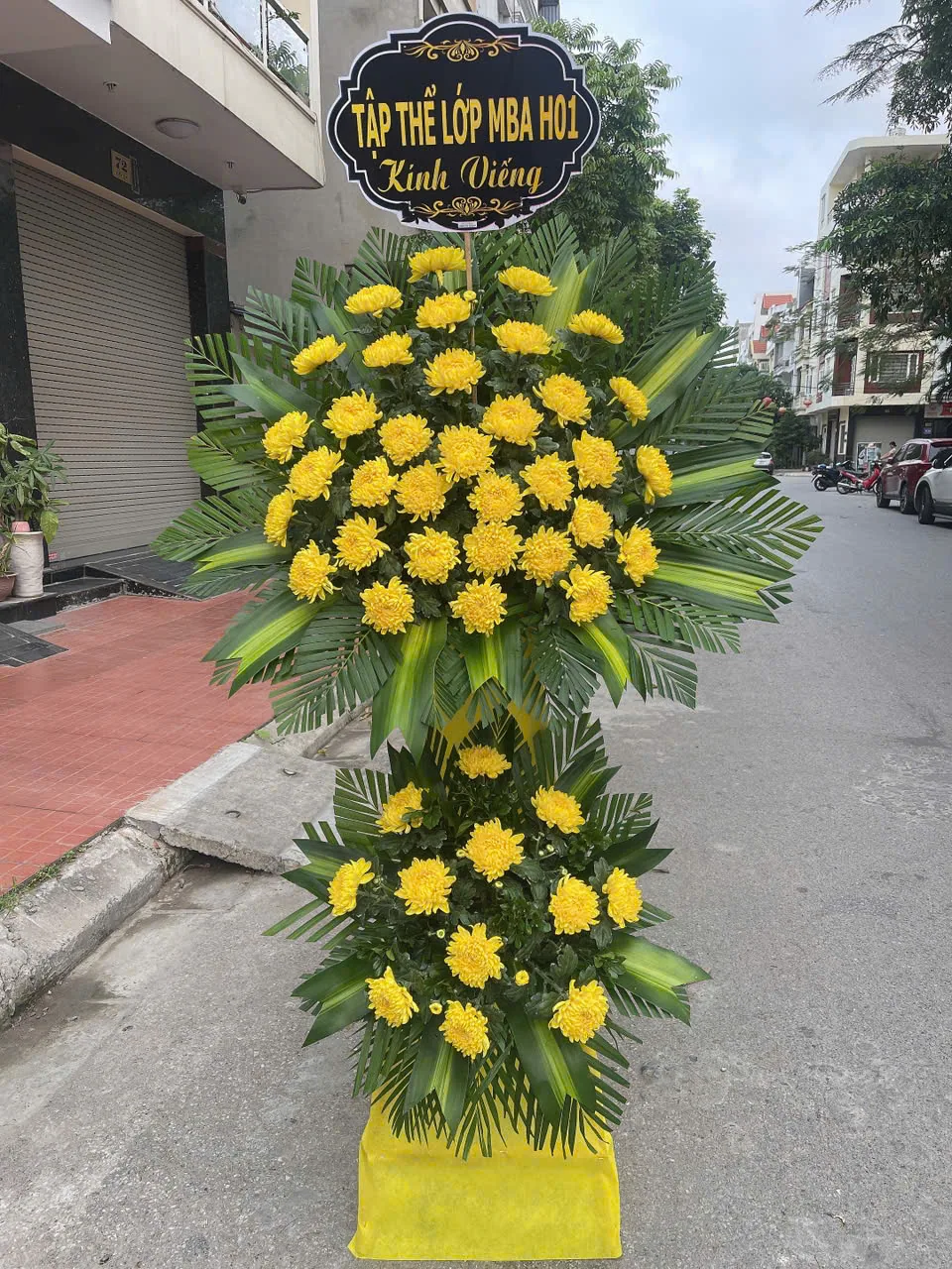 Vòng hoa viếng Hải Phòng